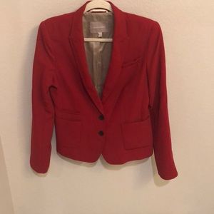 Timeless red blazer for work or play